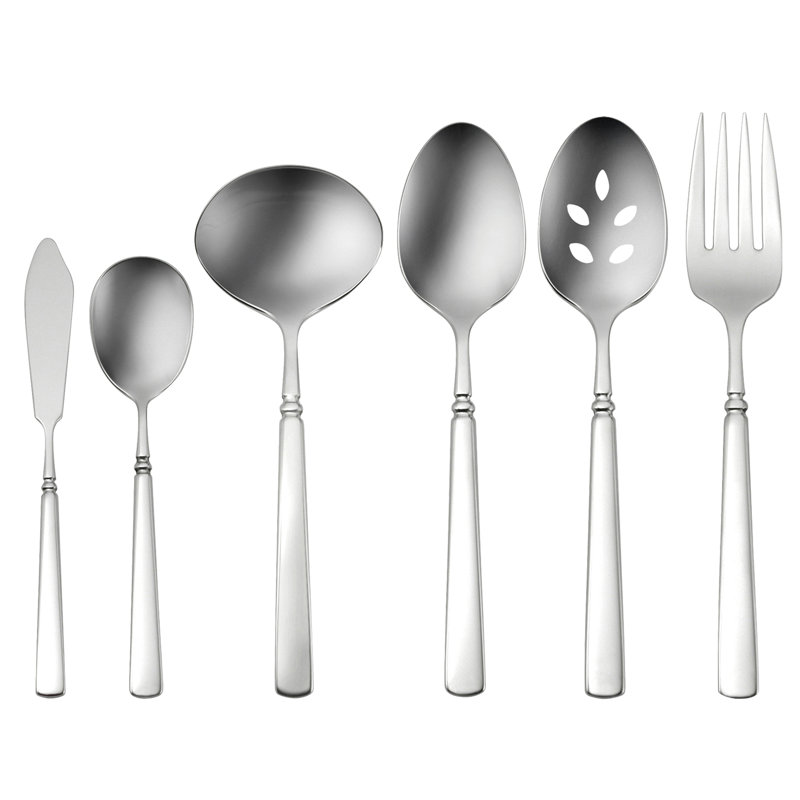Oneida Easton 6 Piece Flatware Serving Set, 18/10 Stainless Steel